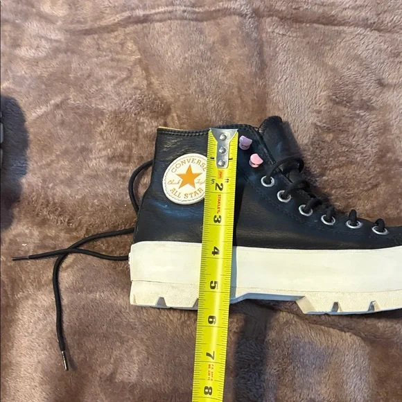 Converse All Star Women’s Size 9 Lugged Heel Leather Rare Shoes Good Condition! - Picture 11 of 11
